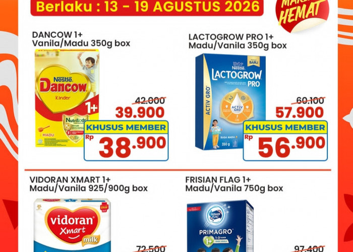 Promo Susu dan Perlengkapan Balita di Indomaret Pekan Ini: Dancow hingga Frisian Flag Makin Hemat