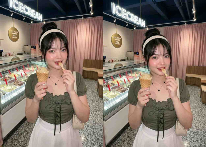 Prompt Gemini AI Foto Selfie Realistis di Toko Es Krim, Detailnya Bikin Sulit Dibedakan dari Asli