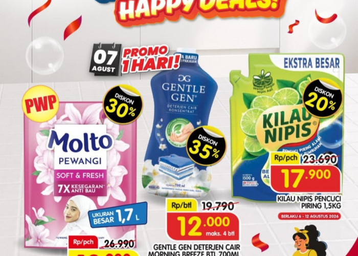 Serbu Promo Superindo Happy Home Happy Deals, Produk Kebersihan Diskon Hingga 35 Persen 