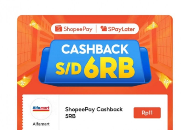 Cek Sekarang! Dapatkan Cashback Hingga Rp6 Ribu di Alfamart Dengan ShopeePay, Begini Caranya