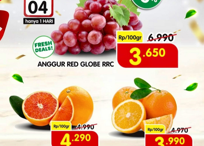 Hanya berlaku 1 Hari, Super Jagoan Superindo, Belanja Hemat Buah Segar 