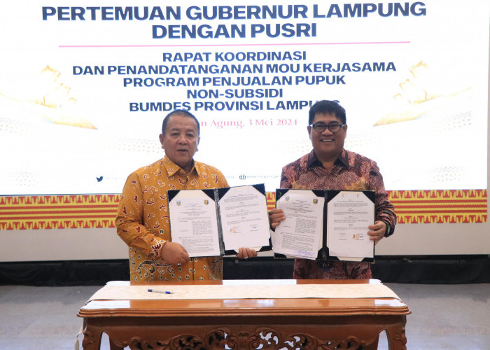 Jamin Kepastian Harga dan Kualitas Pupuk Non Subsidi, Pemprov Lampung Kerjasama Dengan PT Pusri