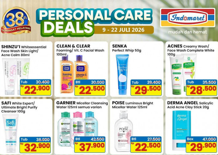 Promo Murah Indomaret Spesial Perawatan Diri, Percantik Tampilan Lewat Diskon Personal Care, Ini Diskonnya