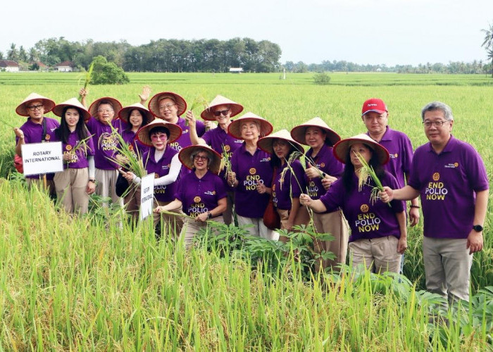 Dukung Kedaulatan Pangan, Rotary International Bangun Irigasi Tahap II di Lampung Tengah 