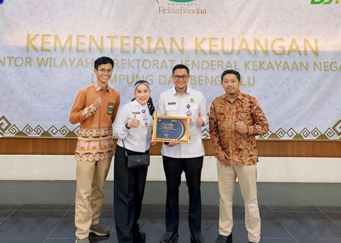 RSUDAM Mendapat Anugerah Reksa Bandha dari Kanwil DJKN Lampung Bengkulu