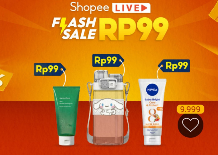 Belanja Sepuasnya Lewat Promo Shopee 9.9, Ada Flash Sale Serba 99 Rupiah, Klik Linknya Sekarang