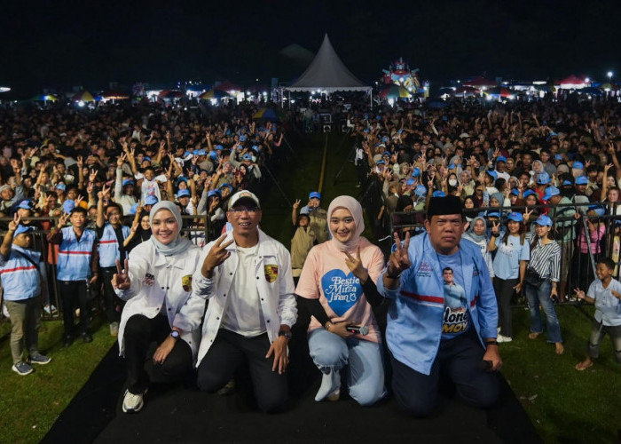 Konser Riang 2 Gembira, Mirza - Jihan Sebut Lampung Timur Salah Satu Prioritas Pembangunan 