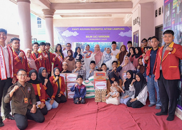 Teknokrat Salurkan Zakat Mal Ribuan Kilogram Beras ke Panti Asuhan Raudatul Aitam