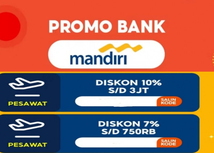 Salin Kode Promo Tiket Pesawat Murah di Shopee Sekarang, Khusus Pengguna Kartu Kredit Mandiri!