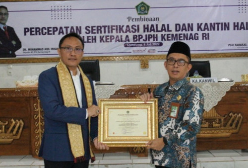 Prakarsai Kantin Halal, Kepala BPJPH Apresiasi Terobosan Kanwil Kemenag Lampung