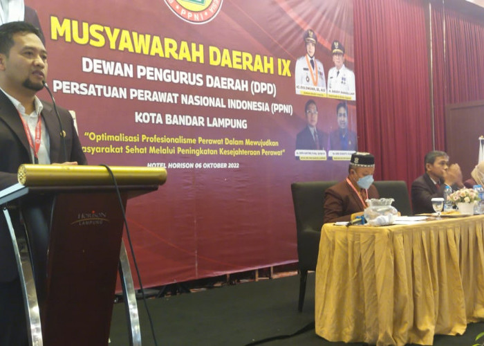 Terpilih Secara Aklamasi, Ns. Eko Harsono, S. Kep Jadi Ketua DPD PPNI Kota Bandar Lampung 2022-2027