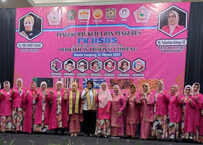 Ketua Umum FKIISBS Lantik Kepengurusan FKIISBS Perwakilan Lampung periode 2023-2026 