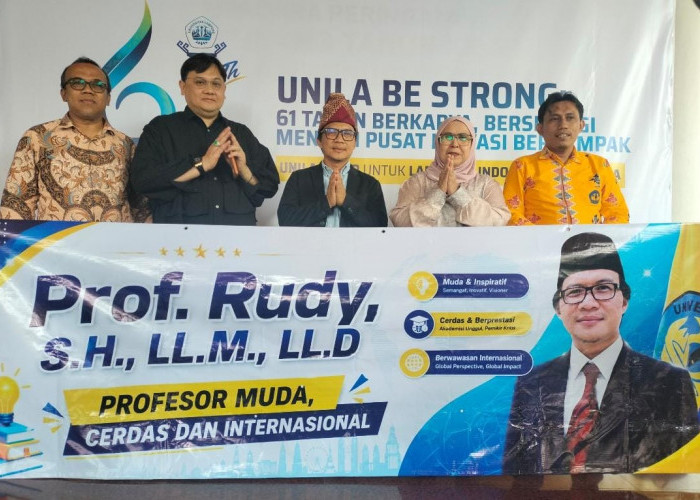 Resmi Maju Pilrek Unila 2027–2031, Prof Rudy Usung Visi Riset Hingga Internasionalisasi 