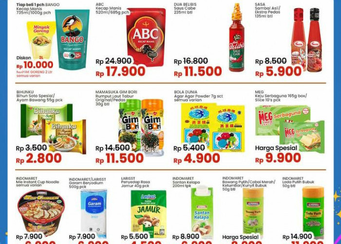 Penuhi Kebutuhan Dapur Lewat Promo Indomaret Lampung, Ada Diskon Mie Bihun Mulai Rp 2 Ribu