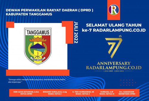 DPRD Kabupaten Tanggamus Mengucapkan Selamat Ulang Tahun ke-7 Radarlampung.co.id