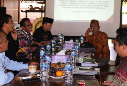 KPU dan Bawaslu Lampung Timur Samakan Persepsi Tentang Tahapan Verifikasi Peserta Pemilu 2024