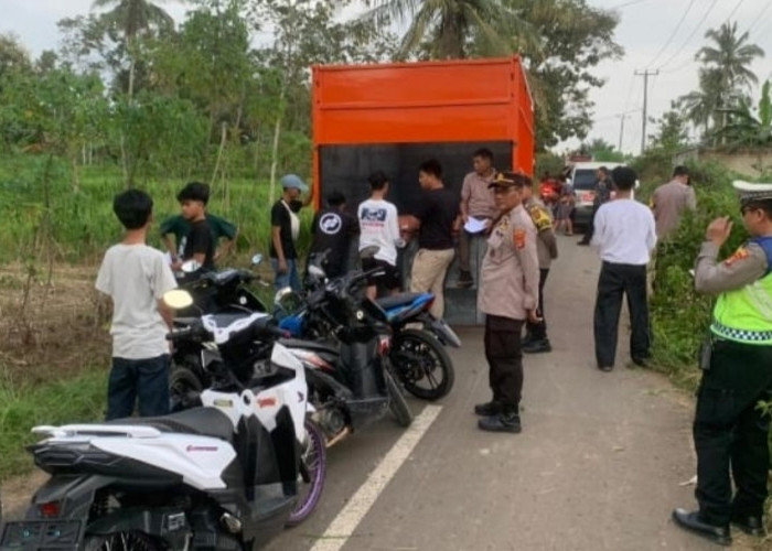 Bubarkan Aksi Balap Liar, Polsek Sukoharjo Tertibkan 30 Remaja dan Belasan Motor 