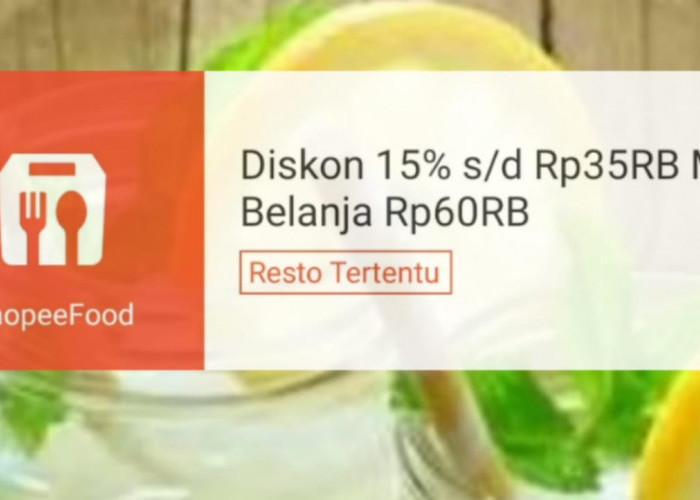 Hari Ini Banget! Klaim Voucher Diskon ShopeeFood, Dapatkan Potongan Harga Sampai Rp35 Ribu