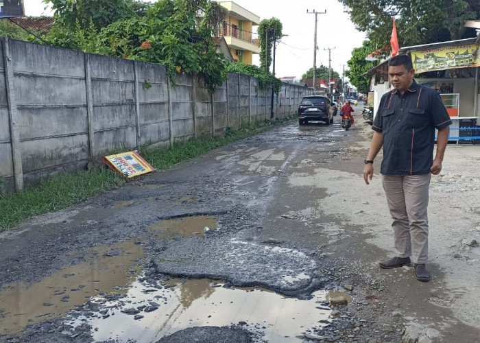 Lapor Bu Wali Kota, Ini 7 Jalan Rusak Temuan Wakil Ketua DPRD Bandar Lampung