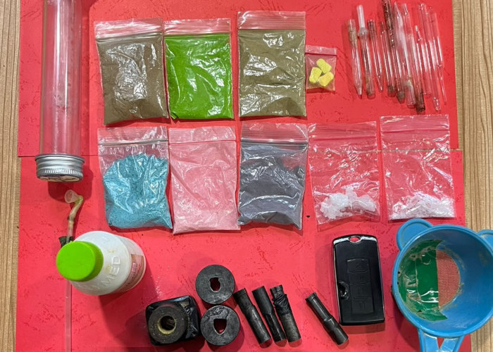 Pabrik Pil Ekstasi Rumahan di Natar Dibongkar 