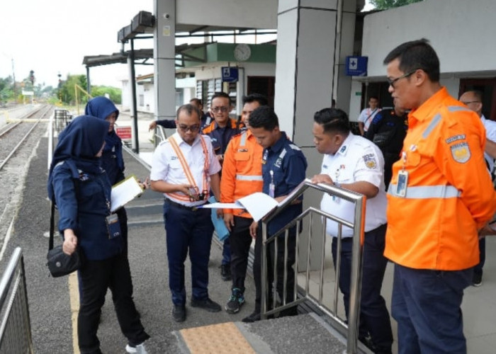 KAI Divre IV Tanjungkarang Lolos Ramp Check, Siap Layani Angkutan Lebaran 2026