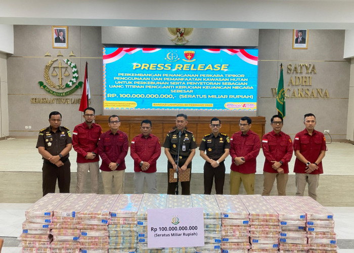 Kejati Amankan Uang Rp100 Miliar Dugaan Perkara Pemanfaatan Kawasan Hutan