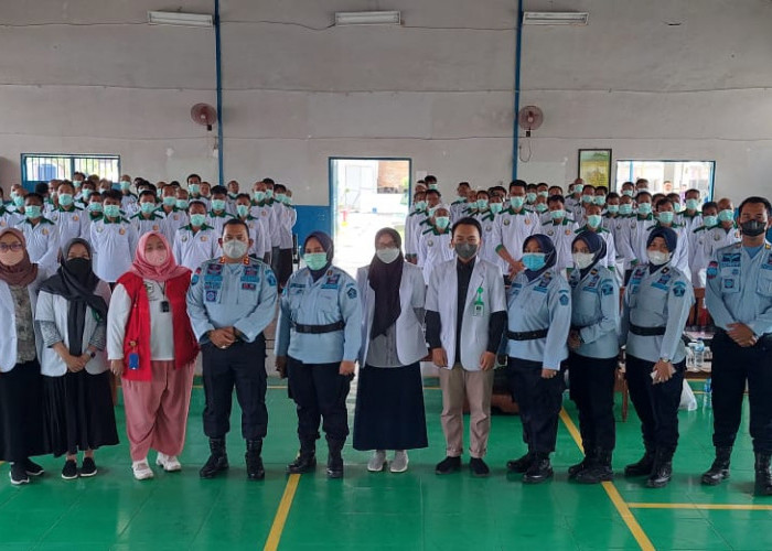 Lapas Narkotika Kelas IIA Bandar Lampung Berikan Penyuluhan Kesehatan ke Warga Binaan