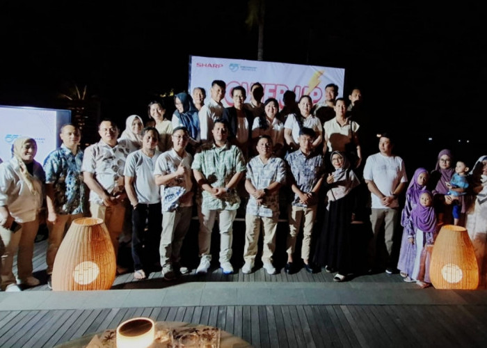 Sharp Lampung Luncurkan SOC di Beach Club Hotel Marriott 
