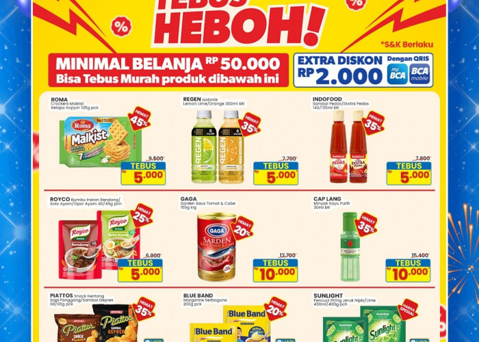 Minimal Belanja Rp 50 Ribu, Indomaret Gulirkan Promo Tebus Heboh Periode 14-27 Mei 2026 