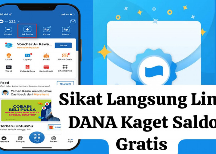 Sikat Lagi! Link DANA Kaget Terbaru Aktif, Cairkan Saldo Gratis Rp 135 Ribu Spesial Bonus Kasih Sayang