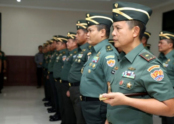 24 Perwira TNI Angkatan Darat Naik Pangkat, 21 Pecah Bintang 