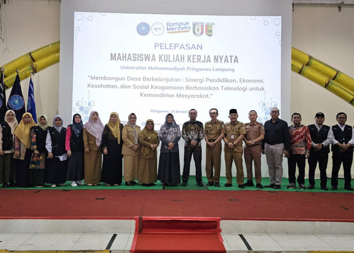 Universitas Muhammadiyah Pringsewu Lampung Lepas 606 Mahasiswa KKN di Dua Kabupaten 