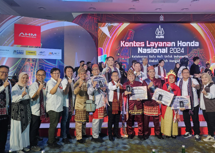 TDM Lampung Sabet 4 Piala Kontes Layanan Honda Nasional 2024