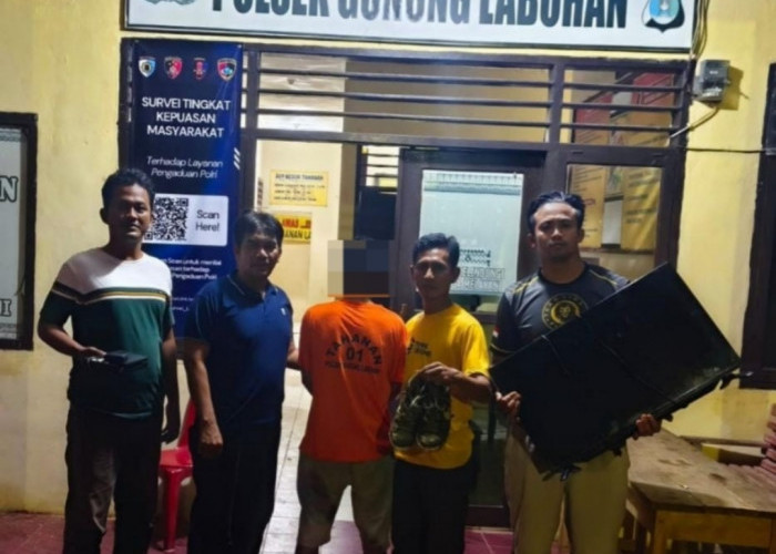 Bobol Rumah Saat Pemilik ke Luar Kota, Pria Way Kanan Ini Akhirnya Diringkus Polsek Gunung Labuhan 