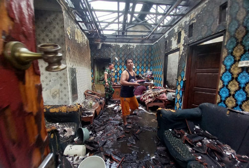 Kebakaran di Gang Arvan Ditaksir Munculkan Kerugian Hingga Rp 50 Juta