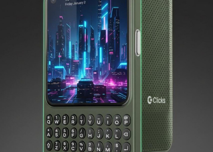 Bukan BlackBerry, Ini Clicks Communicator, Smartphone Android dengan Keyboard Fisik dan Penyimpanan 256 GB