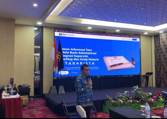 SITABARISTA Disiapkan Jadi Sistem Data dan Pengawasan Notaris di Lampung