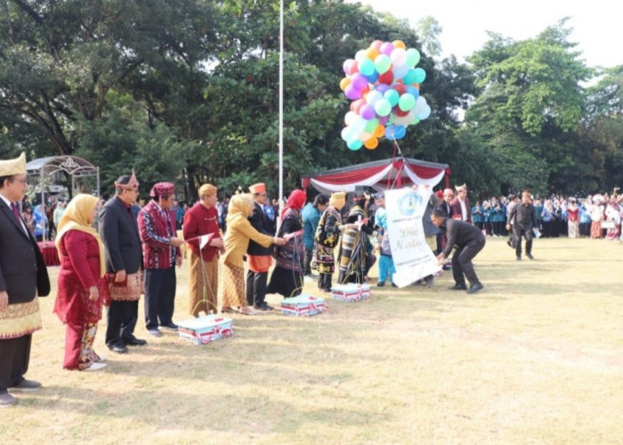 Secara Simbolik, Grand Launching Dies Natalis ke -59 Unila Diisi beberapa Kegiatan Ini 