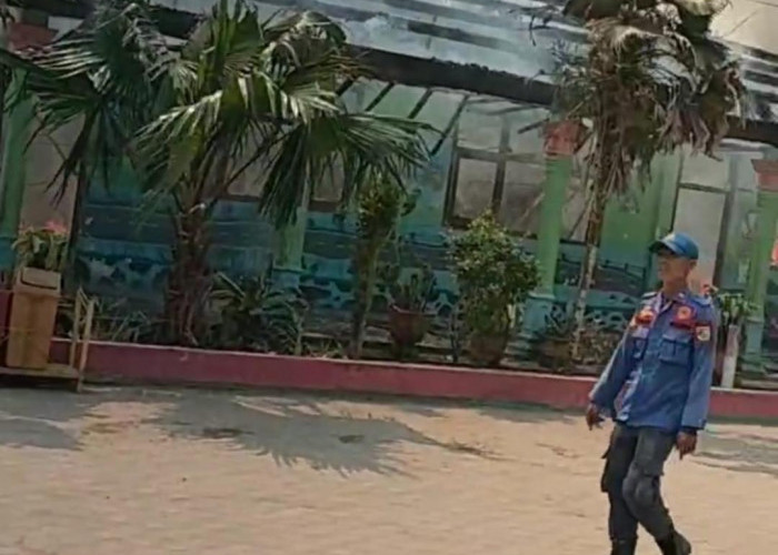 Kebakaran Hebat Melanda SDN 14 Tulangbawang Barat, Dua Ruang Kelas dan Ruang Kepsek Hangus