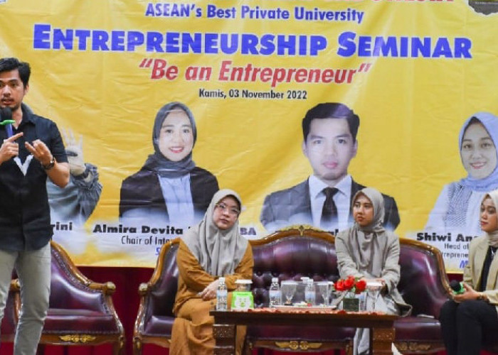 Universitas Teknokrat Indonesia Gelar Seminar Entrepreneur