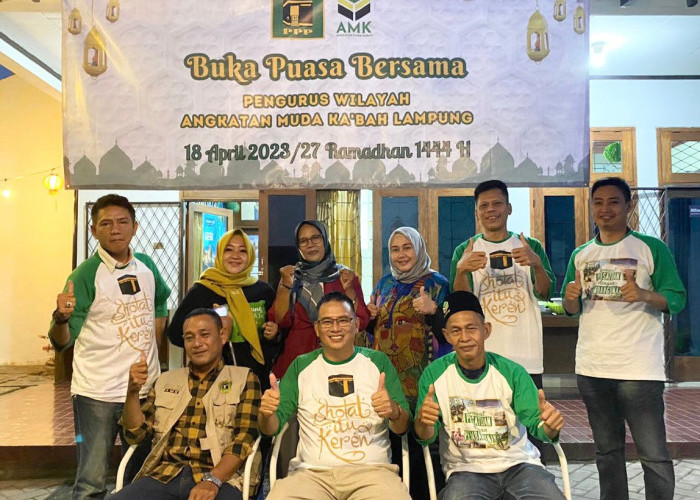 Bukber Bersama, PW AMK dan DPW PPP Lampung Koordinasi Jalankan Tahapan Pemilu 2024