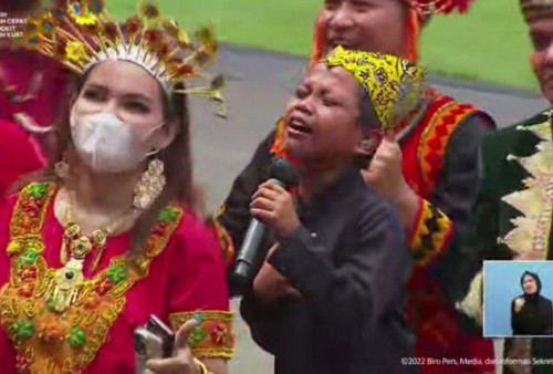 Penyanyi Cilik Asal Banyuwangi Farel Prayoga Bikin Hadirin di Istana Negara Asyik Berjoget 