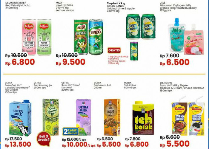 Promo Indomaret Senin 23 Desember 2024, Dapatkan Diskon Minuman Spesial Mulai Rp 10 Per 2 Pcs