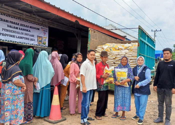 Operasi Pasar Beras Medium Jadi Strategi Jangka Panjang Pemprov Lampung Tekan Inflasi