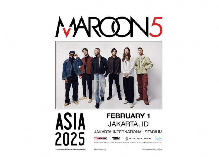 Maroon 5 Siap Sapa Penggemar Indonesia di Februari 2025, Cek Harga Tiketnya