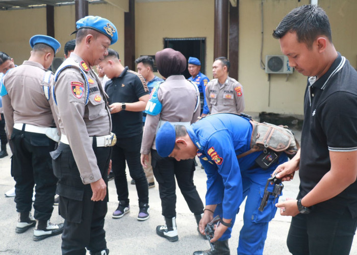 Propam Polda Lampung Datangi Polres Tulang Bawang, Ingatkan Anggota Tidak Boleh Bekingi Kasus Narkoba