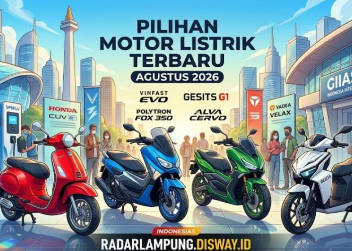 Pilihan Motor Listrik Terbaru Agustus 2026, Intip Harga VinFast, Polytron, Hingga Gesits