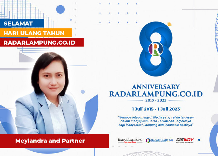 Meylandra and Partner: Selamat Ulang Tahun Radar Lampung Online ke-8