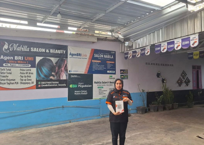 Gabung BRILink, Usaha Salon di Kediri ini Makin Cuan