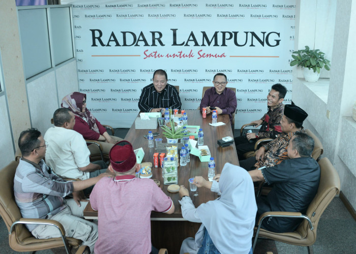 Visit ke Radar Lampung, Arinal Beber Sempurnakan Program Pembangunan dari Desa 